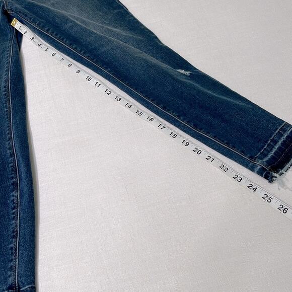 Spanx Distressed Skinny Denim Jeans Size M - Picture 7 of 9